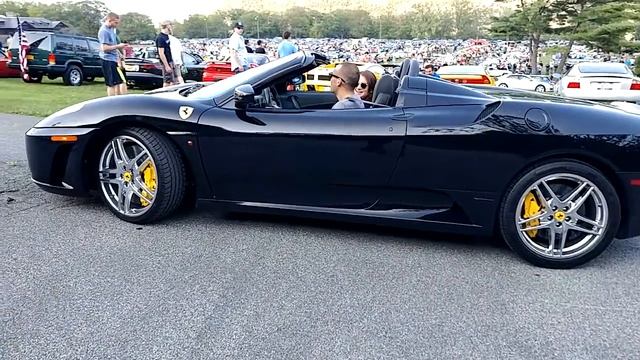 2008 BLACK FERRARI F430 CONVERTIBLE смотреть онлайн
