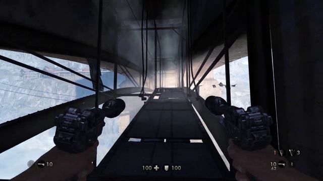Wolfenstein:The Old Blood. Глава 4 Бегство. Битва на фуникулере и таверне. Полнейший стыд и стелс. смотреть онлайн
