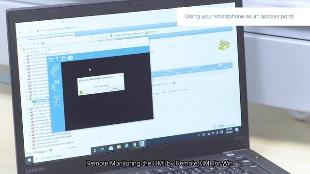 Simple and Secure Remote Service by Pro-face HMI with WiFi router + Smartphone смотреть онлайн
