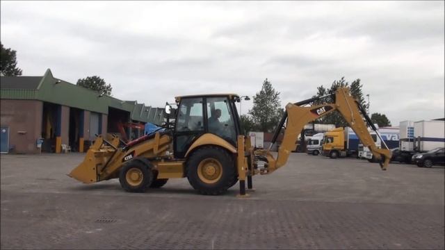 Backhoe Loader Cat 428E смотреть онлайн