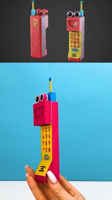 Олли Прототип - игрушка из Поппи Плейтайм 4 – Простая бумажная поделка смотреть онлайн