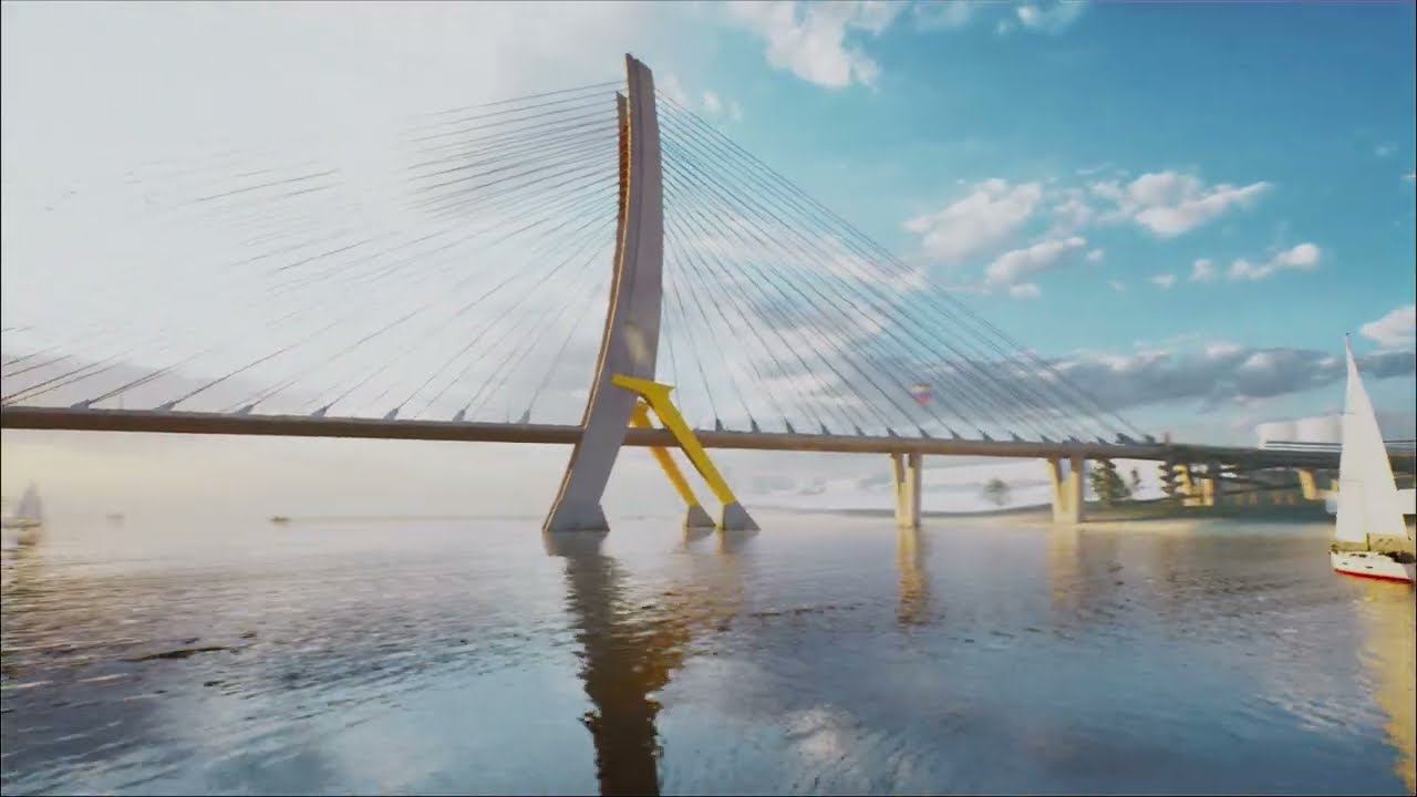 Архитектурна визуализация. Мост Чекан. UE5