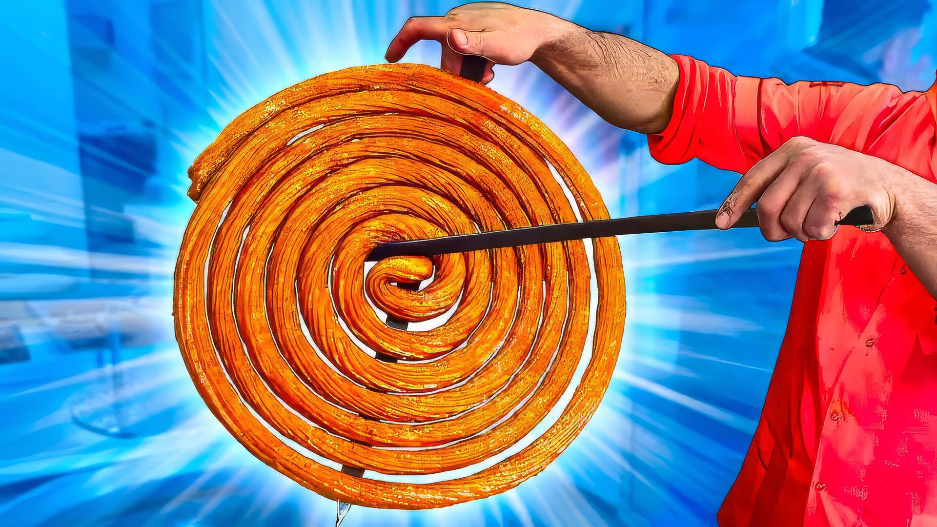 ПОВТОРИЛИ НЕВЕРОЯТНУЮ УЛИЧНУЮ ЕДУ /ОГРОМНАЯ СПИРАЛЬ ЧУРРОС / СУП ФО БО / СВИНАЯ РУЛЬКА ВАНЗАЙ vanzai смотреть онлайн