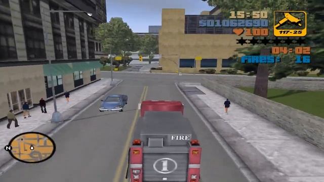 GTA III 100% Walkthrough - Firefighter Mission [Part 5] смотреть онлайн
