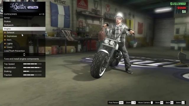 GTA V Online Western Zombie Chopper Customization смотреть онлайн