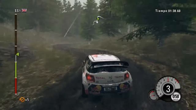 WRC 3 Rally Walles GB Citroen DS3 WRC ( Great Orme ) Gameplay