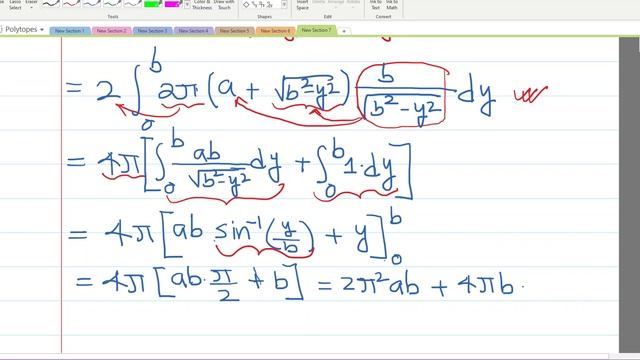 Surface Area Of A Torus (Donut)