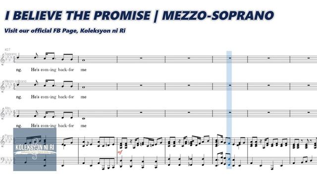 I Believe the Promise | Mezzo-soprano | Piano смотреть онлайн