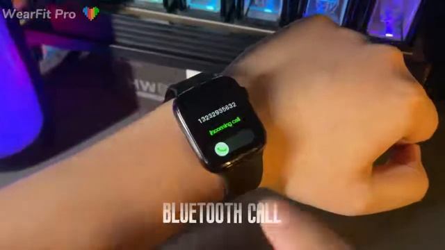 HW67 Plus Smart Watch 1.9" NFC Bluetooth Call Wireless Charging Custom Dial Smartwatch Series 7 смотреть онлайн