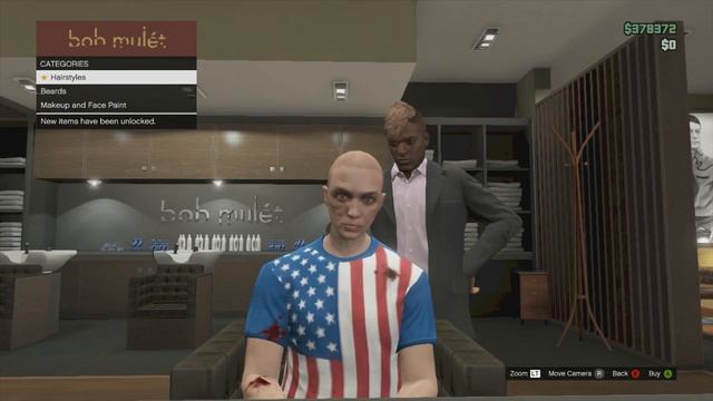 GTA 5 Online - NEW Masks, Mullet Haricut & USA Face Paint Showcase! [GTA V Independence Day DLC]