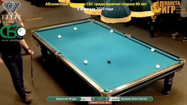 Хромин - Дидинов. Абсолютный чемпион СБС среди мужчин старше 40 лет