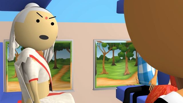 JOKE OF - AC TRAIN ( ऐसी ट्रैन ) - Comedy Time Toons