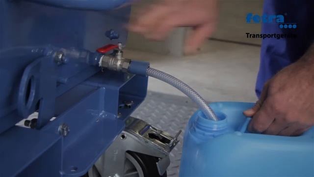 fetra Muldenkipper groß 450 Liter Inhalt blau RAL 5007 # 4702 смотреть онлайн
