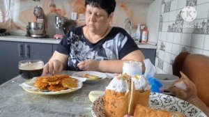 МУКБАНГ время завтрака он же обед .