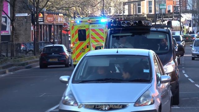 'NEW' London Ambulance Service Mercedes Sprinter Responding - WAVING 👋🏻 смотреть онлайн