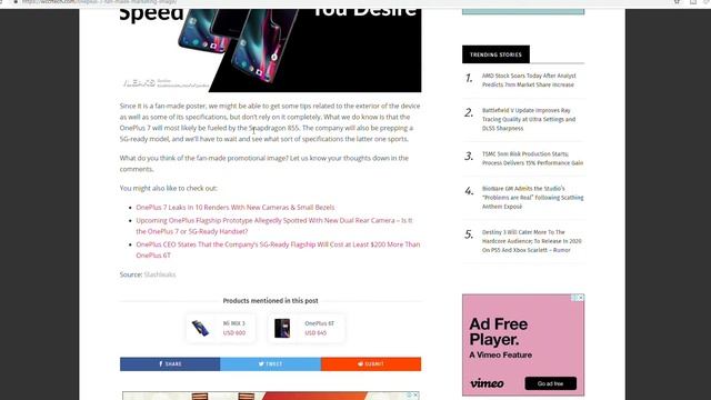 One Plus 7 leak with Slider Front camera and 3 Rear Camera Tech News