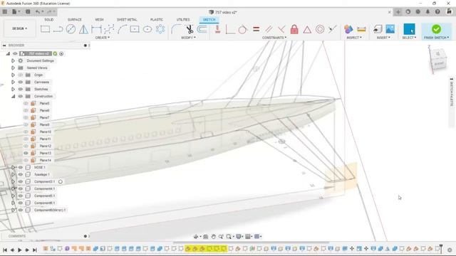 How to Design Boeing 757-200 Aircraft Model using Autodesk Fusion 360 | Part 2 Wings, H & V Stabs| смотреть онлайн