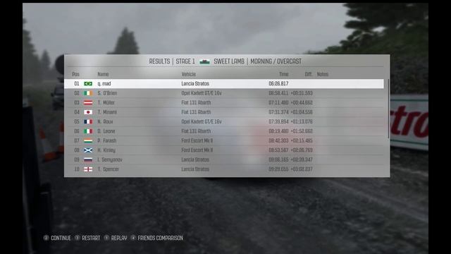 Dirt Rally Lancia stratos -Wales Rally /Sweet lamb смотреть онлайн