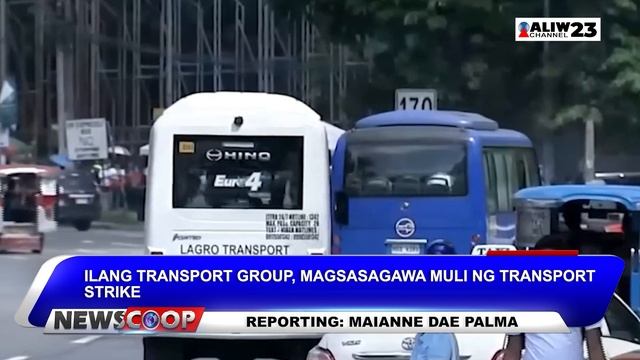 #NEWSCOOP | Ilang transport group, magsasagawa muli ng transport strike. смотреть онлайн