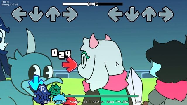 FNF Deltarune Mod | Full Chips Ahoyeth Song | Friday Night Funkin' VS Rouxls Kaard смотреть онлайн