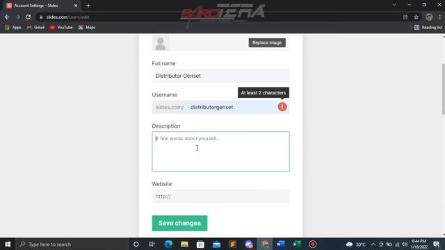 Cara Mudah Daftar dan Setting profile di Website Slides Untuk Pemula смотреть онлайн