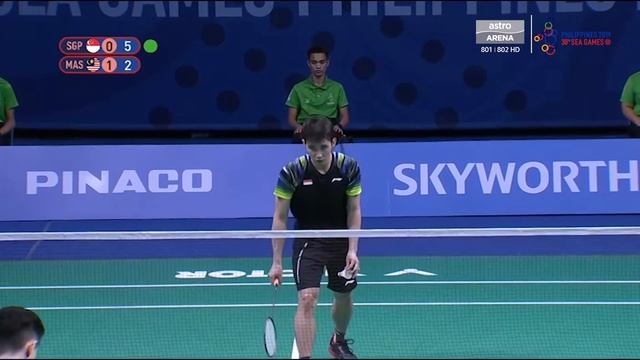 EMAS Badminton Perseorangan (L) | Lee Zii Jia | Sukan SEA 2019 | Astro Arena смотреть онлайн