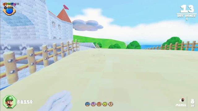 Super Mario 64 meets Call of Duty Zombies! смотреть онлайн
