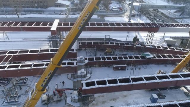 Монтаж и обзор стройплощадки на СВХ В и В1. смотреть онлайн