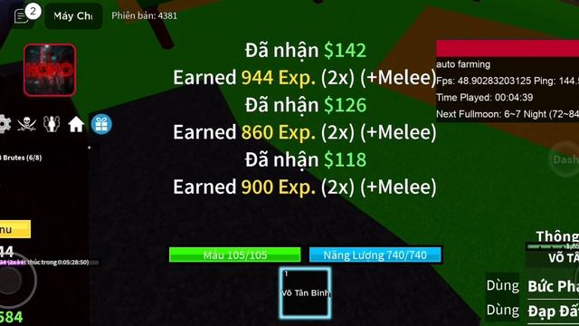 Blox Fruits Update 20 Script Auto Farm Lv Auto Raid Auto Start Fake Tộc V4 Mastery Fruit/Sword/Gun смотреть онлайн