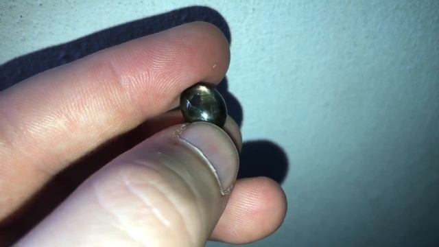 Сапфир звёздчатый, золотисто- чёрный 7,52кт №101