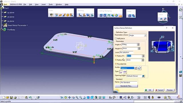 CATIA V5 SHEET METAL PRACTICE DESIGN 3 for beginners | CATIA Practice | CAD Designs смотреть онлайн