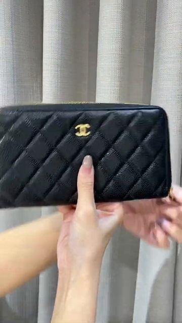 【Marie Hime世界代購】CHANEL 基本款COCO拉鍊長夾 荔枝牛皮x金釦 смотреть онлайн