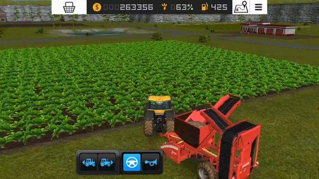 Farming Simulator16. Уборка сахарной свёклы.
