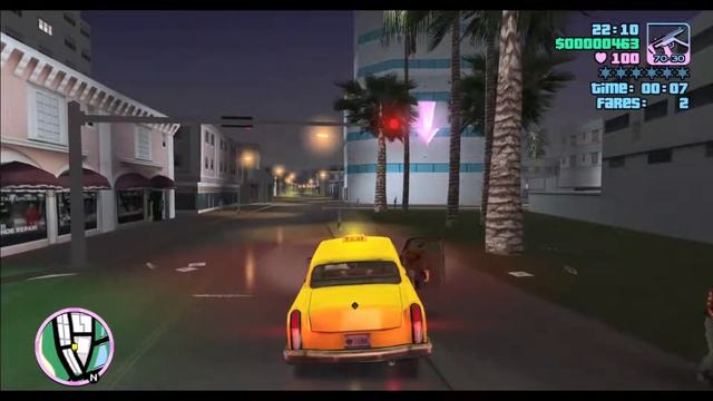 GTA Vice City 10th Anniversary Edition - Cab Driver Tommy смотреть онлайн