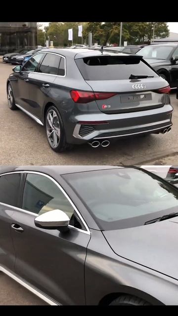 New Audi S3 Sportback 👀 Daytona Grey смотреть онлайн
