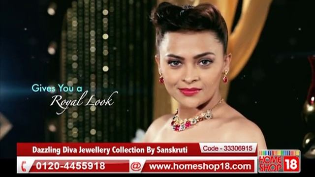 Homeshop18.com - Dazzling Diva Jewellery Collection By Sanskruti смотреть онлайн