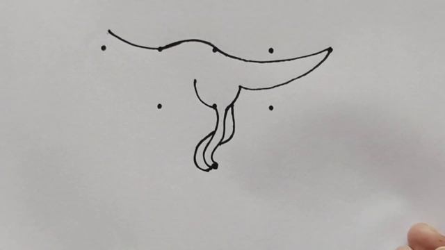 How To Draw Kangaroo From 9 Dots | Easy Kangaroo Drawing | Dots Drawing