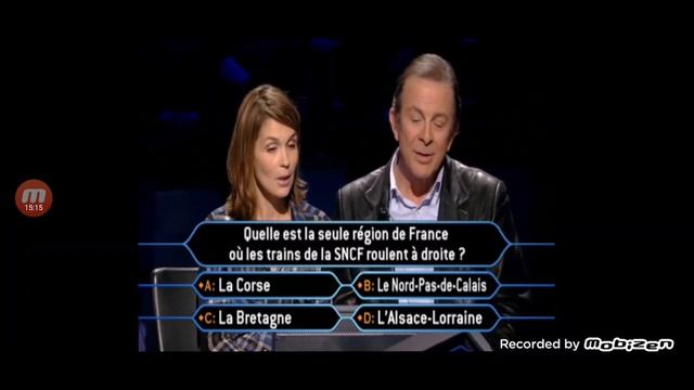 Qui Veut Gagner Des Millions ? Roland Giraud Et Barbara Schulz 11/04/2009