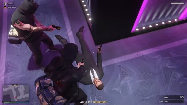 GTA 5 stun gun madness (Casino heist fail)