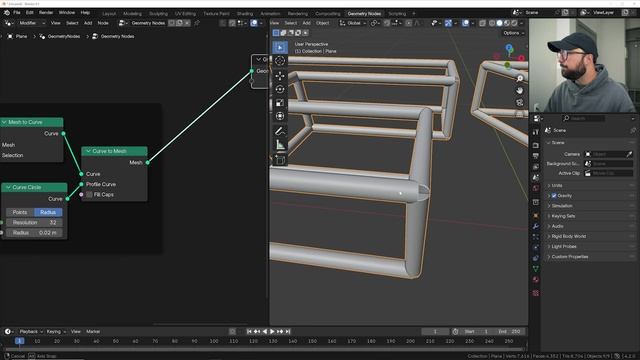 6 - Text, Solidify, Wireframe смотреть онлайн