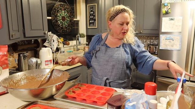 MASSIVE FREEZER COOKING How To Cook 16 DOZEN MEGA MUFFINS! LARGE FAMILY FREEZER MEALS PREP!