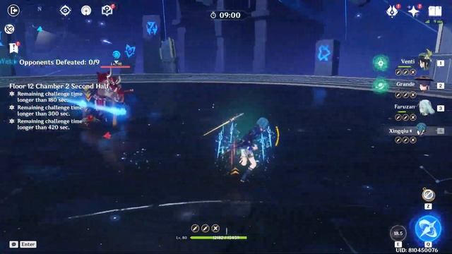 Venti destroyed entire new Abyss 4.7 to celebrate his birthday - Genshin Impact смотреть онлайн