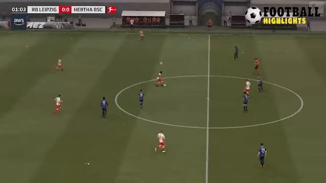 FIFA 2021 RB Leipzig vs Hertha Berlin 5-0 All Goals & Highlights 25/09/2021 HD смотреть онлайн