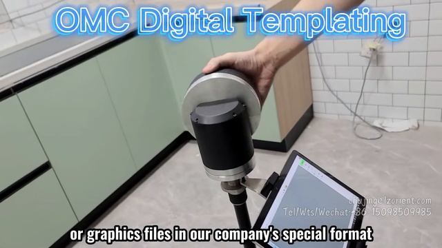 Digital Templating Kitchen Countertop Measurement Instrument for CNC 5 axis bridge saw смотреть онлайн