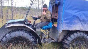 На болотоходе по болоту!