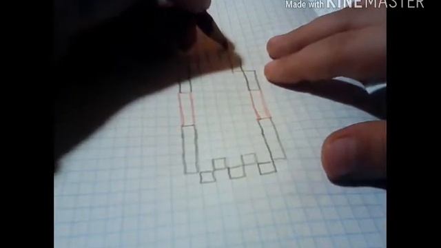 Как нарисовать Coca Cola по клеточкам