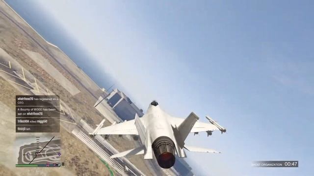 GTA 5 Online - pegassi reaper vs fighter jet which ones faster ? july 4th special смотреть онлайн