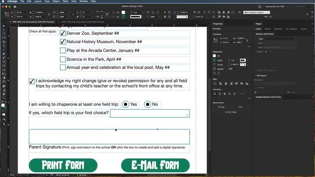 InDesign 2022 - Creating a Signature Field смотреть онлайн