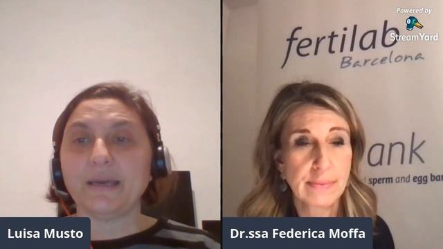 Diretta con la Dott.ssa Federica Moffa del Fertilab di Barcellona смотреть онлайн