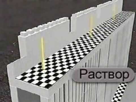 Домостроительная система из несъёмной опалубки.